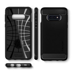 Spigen Rugged Armor Designed for Samsung Galaxy S10e Case (2019) - Matte Black