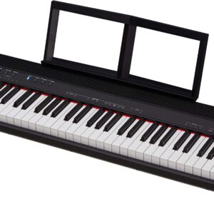 Roland GO:PIANO 88-Key Digital Piano Bundle with Adjustable Stand, Bench, Sustain Pedal, Instructional Book, Austin Bazaar Instructional DVD, Online Piano Lessons, and Polishing Cloth