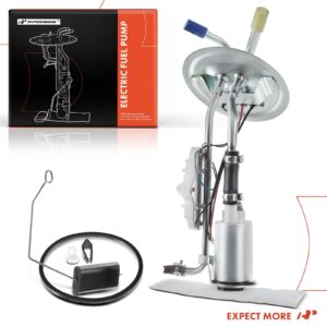 A-Premium Electric Fuel Pump Assembly with Sending Unit Compatible with Ford F150, F-250, F-350, 1987 1988 1989, 4.9L 5.0L 5.8L 7.5L, with Rear Steel Tank, Replace# E7TZ9H307D