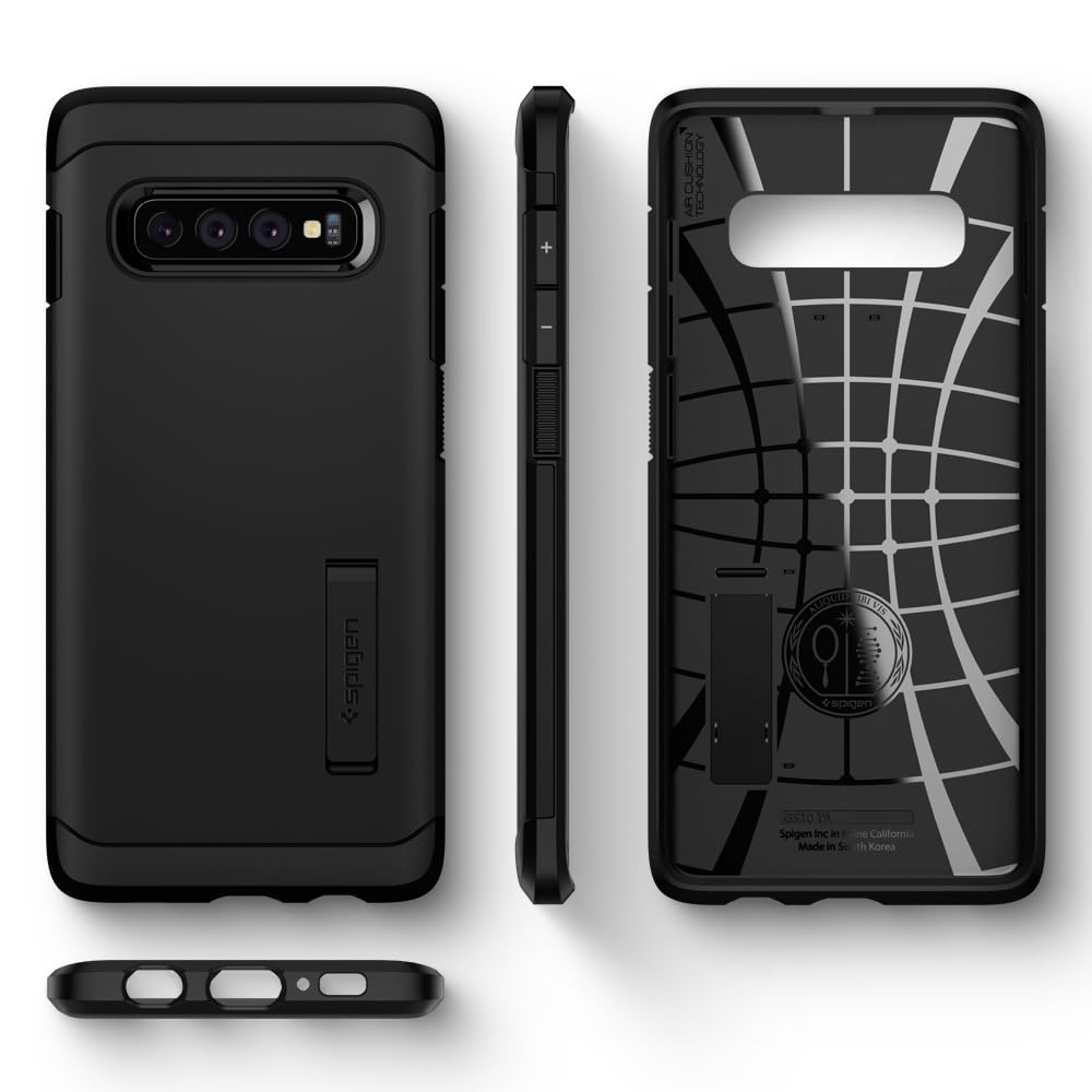 Spigen Tough Armor Designed for Samsung Galaxy S10 Plus Case (2019) - Black