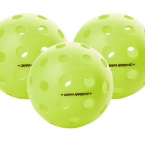 Onix Pickleball Outdoor Balls - Dura 40 and Fuse G2 Neon and Yellow Pickleball Balls