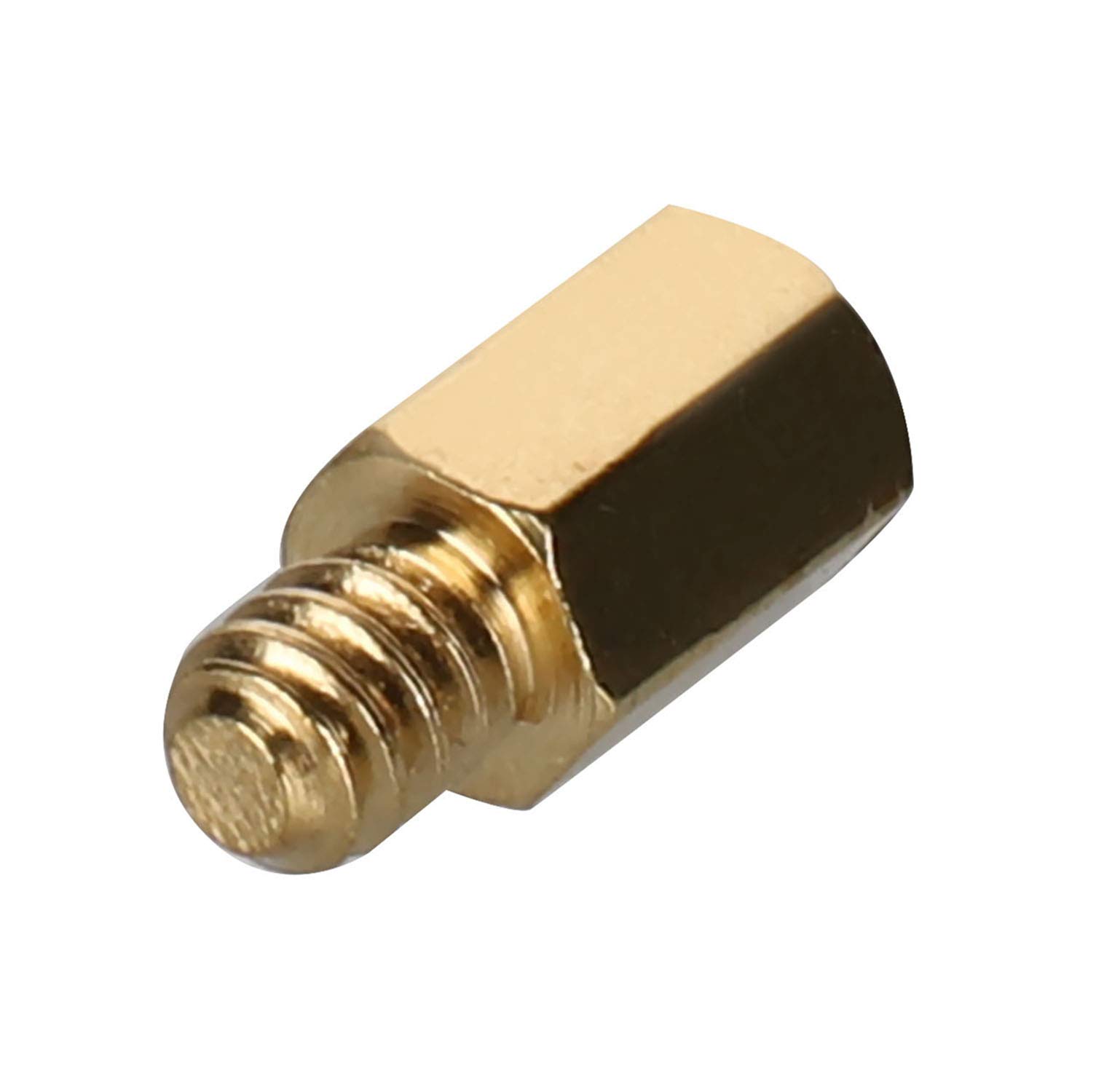 HanTof 6-32 Brass Motherboard Standoffs,ATX Case Standoffs, ATX Standoff for ATX Computer Case - 20 Pack