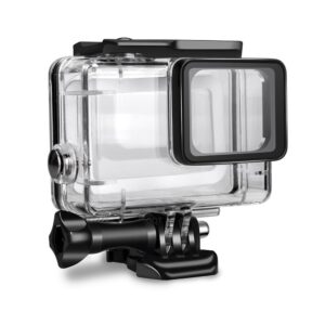 for Gopro Hero 7 Black Waterproof Housing Case, Protective Underwater Diving Housing Shell 45m with Bracket for Go Pro Hero 6/5 & Gopro Hero 7 Black Sports Action Camera