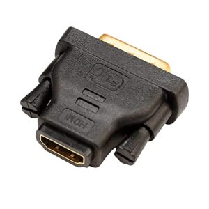 DTech DVI Male to HDMI Female Adapter Bi-Directional DVI-D Port Converter