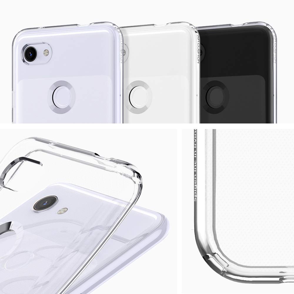 Spigen Liquid Crystal Designed for Google Pixel 3a Case (2019) - Crystal Clear