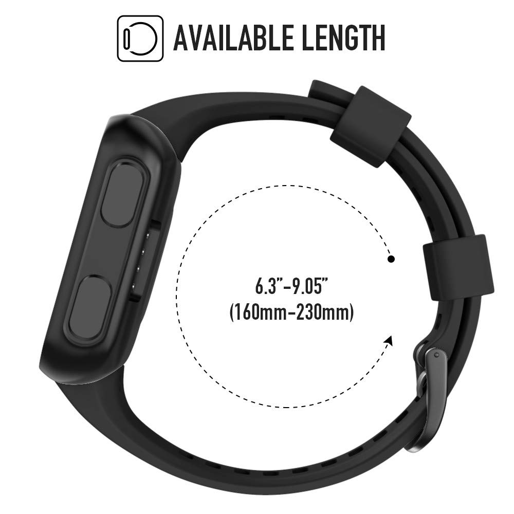 NotoCity for Garmin Forerunner 35 Band Soft Silicone Replacement Watch Strap Compatible with Forerunner 35 Smartwatch