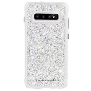 case-mate samsung galaxy s10 case - 6.1' twinkle diamond - 10ft drop protection with wireless charging - luxury bling glitter case for s10 5g - lightweight, anti scratch, shock absorbing materials