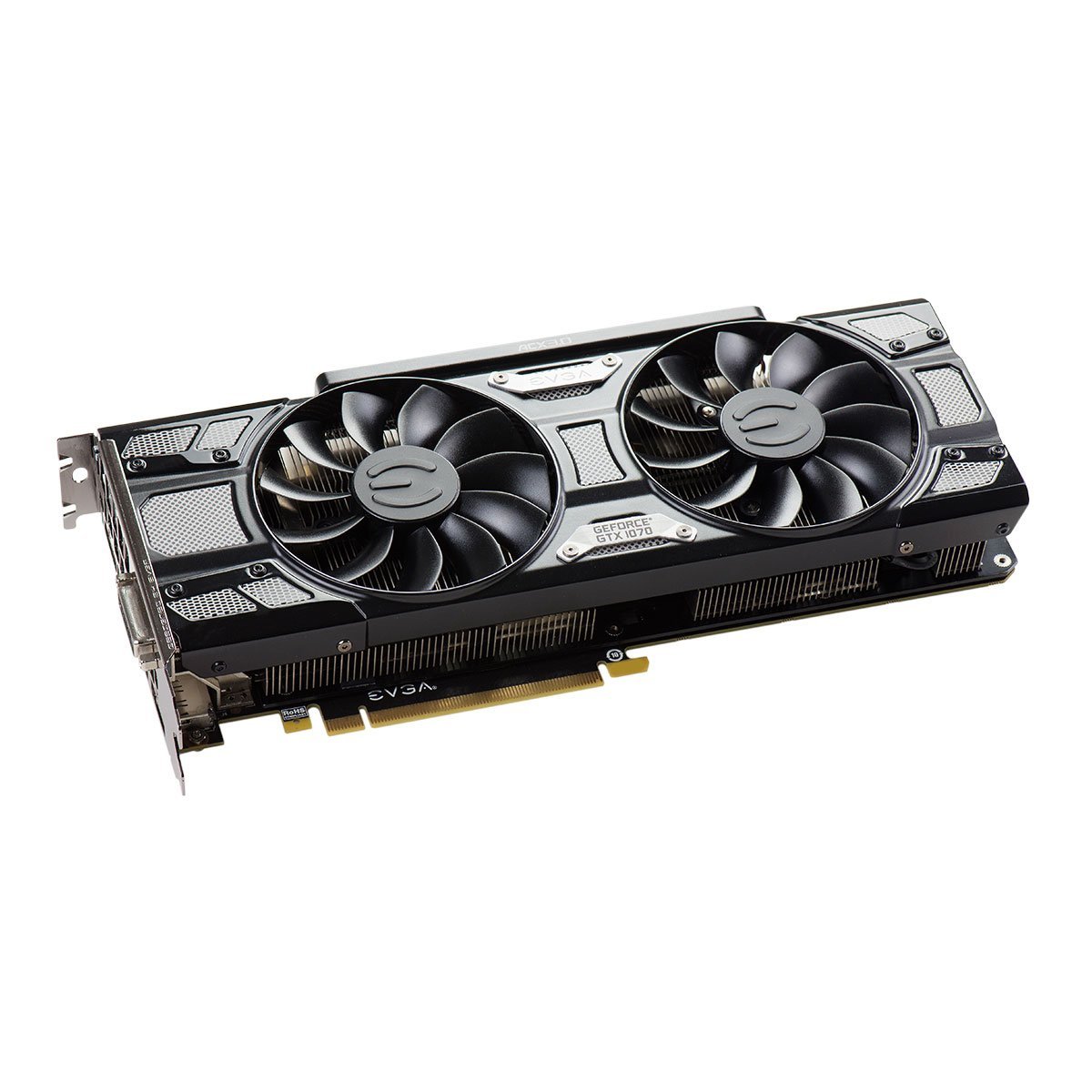 EVGA GeForce GTX 1070 SC GAMING ACX 3.0 Black Edition, 8GB GDDR5, LED, DX12 OSD Support (PXOC) 08G-P4-5173-KR (Renewed)