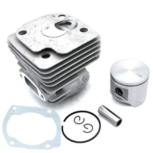 Cylinder Piston Kit 48mm Round Port For Husqvarna 365 365 Special 365 EPA Round Port PN 503939007 503939005 503939003 503939072 503939071 503691073 503691072 581968502 503691371 503691303 581968502