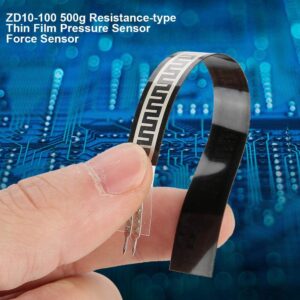 Thin Film Pressure Sensor Flex Sensor Bend Sensor ZD10-100 500g Resistance Type FSR Sensor Thin Film Pressure Sensor Force Sensing Resistor, Force Sensitive Resistor Pressure Transducer