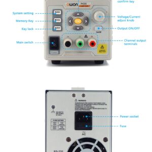 LILLIPUT OWON P4305 Single Channel 150W Maximum Output 0-30V / 0-5A Output 1mV/1mA Linear DC Power Supply