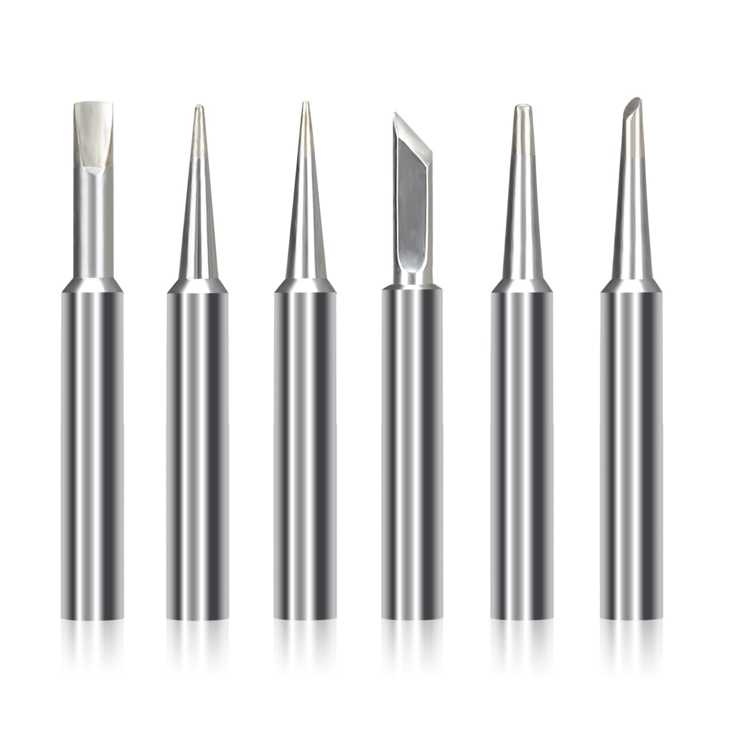 6PCS Soldering Tips for Weller ST Series Tip Replace Weller ST7 WLC100,SP40L / SP40N and WP25, WP30, WP35 Irons Tips