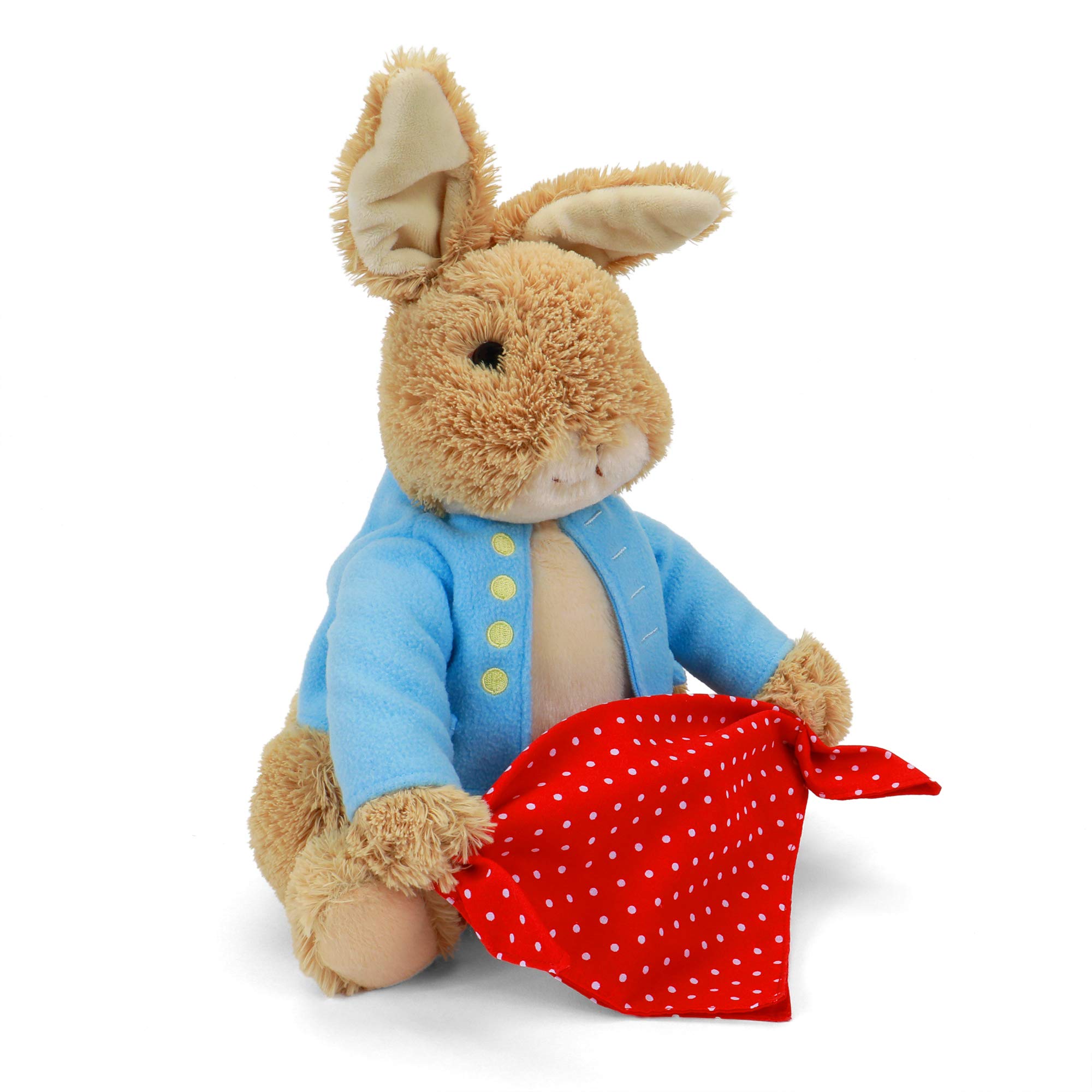 GUND Beatrix Potter Animated Peek-a-Boo Peter Rabbit Sound and Motion Plush Stuffed Animal, 10"