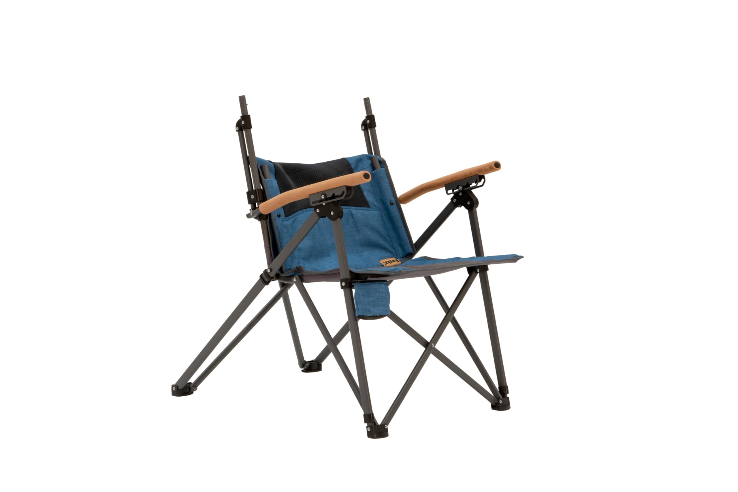 Eureka! Highback Recliner Portable Folding Camping Chair with Bottle Holder