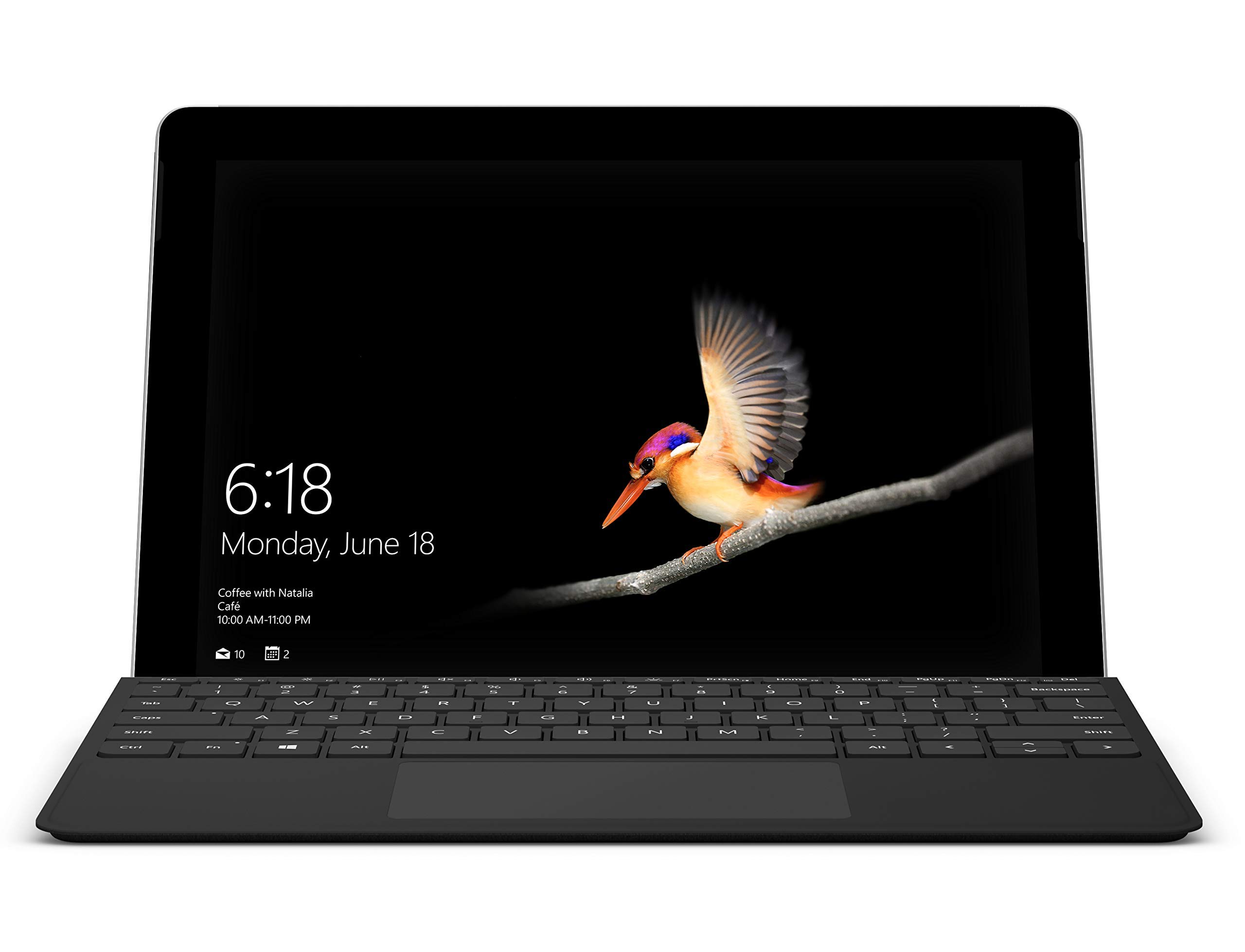 Microsoft Surface Go with Type Cover Bundle 10" Touchscreen PixelSense Intel Pentium Gold 4415Y 128GB SSD Windows 10