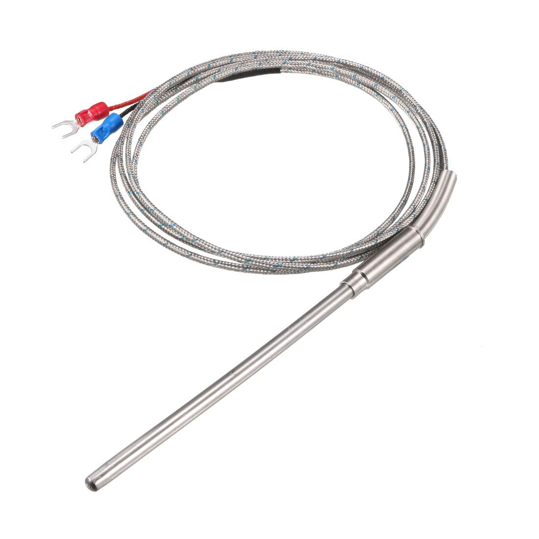 uxcell K Type Thermocouple Temperature Sensor Probe 5x100mm (0 to 800C) 5ft Temperature Controller