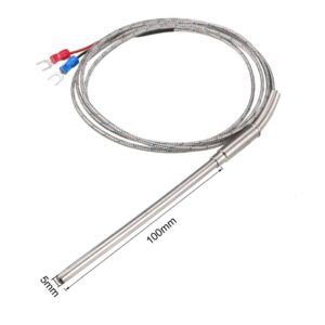 uxcell K Type Thermocouple Temperature Sensor Probe 5x100mm (0 to 800C) 5ft Temperature Controller