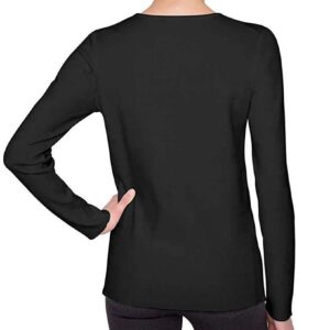 Kirkland Signature Ladies’ Crewneck Sweater (Black, X-Large)