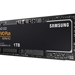 Samsung 970 EVO Plus SSD 1TB NVMe M.2 Internal Solid State Hard Drive, V-NAND Technology, Storage and Memory Expansion for Gaming, Graphics w/Heat Control, Max Speed, MZ-V7S1T0B/AM