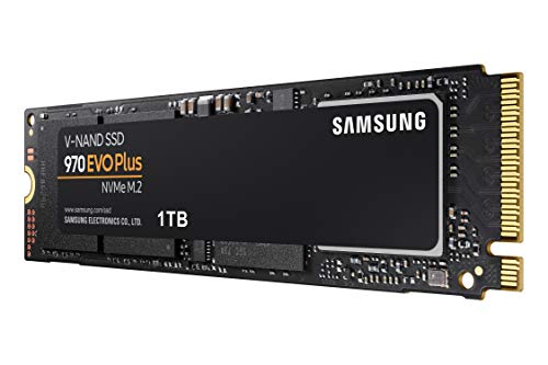 Samsung 970 EVO Plus SSD 1TB NVMe M.2 Internal Solid State Hard Drive, V-NAND Technology, Storage and Memory Expansion for Gaming, Graphics w/Heat Control, Max Speed, MZ-V7S1T0B/AM