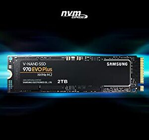 Samsung 970 EVO Plus SSD 1TB NVMe M.2 Internal Solid State Hard Drive, V-NAND Technology, Storage and Memory Expansion for Gaming, Graphics w/Heat Control, Max Speed, MZ-V7S1T0B/AM