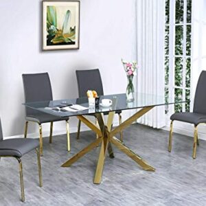 Best Quality Furniture Dining Table Only Gold