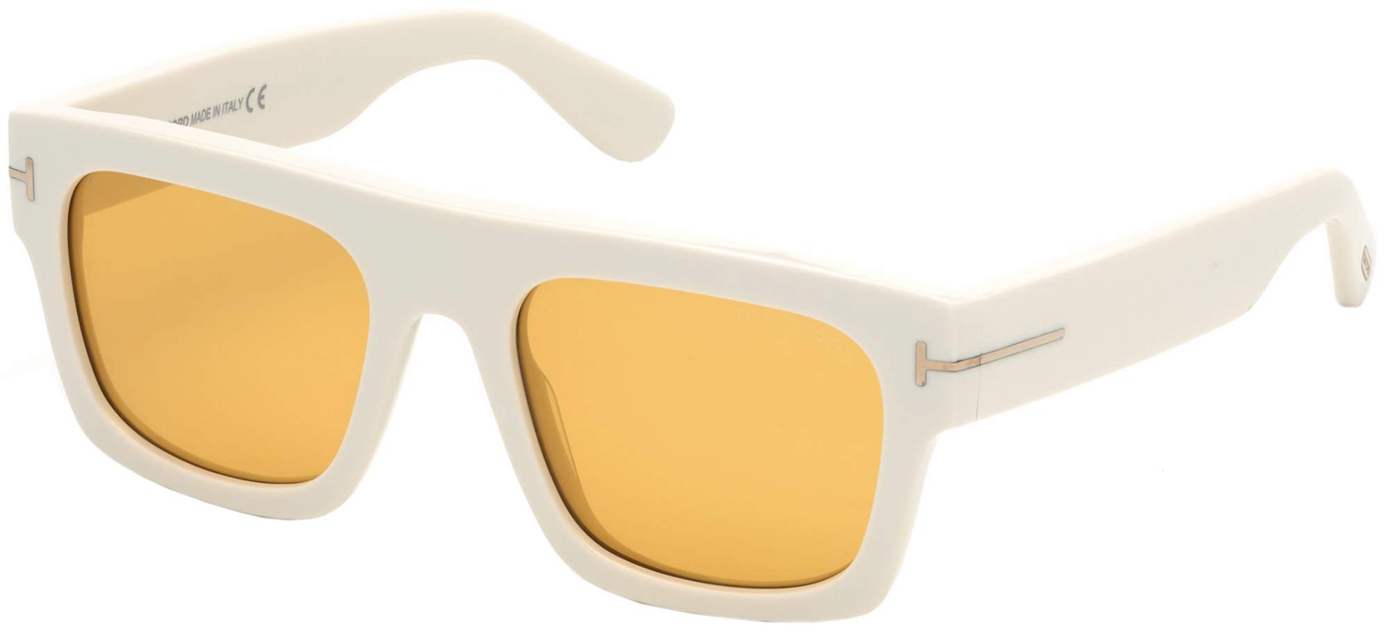 Tom Ford FAUSTO FT 0711 IVORY/BROWN 53/20/145 unisex Sunglasses