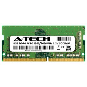 A-Tech 8GB RAM for Dell OptiPlex 7070, 7060, 5070, 5060, 3070, 3060 Micro Desktops | DDR4 2666 MHz SODIMM PC4-21300 Memory Upgrade