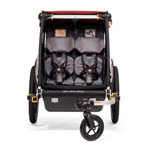 Burley Cub X, 2 Seat Kids Bike Trailer & Stroller