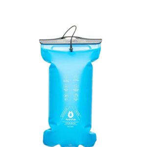 HydraPak Velocity (1.5L Hydration Reservoir) - Slim-Profile Water Bladder/Reservoir – Self-Sealing Bite Valve, Leak Proof, Fully Reversible and Dishwasher Safe, Old Blue