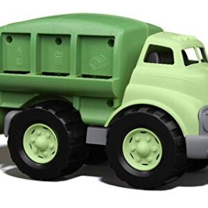 Green Toys Recycling Truck, Green FFP - Pretend Play, Motor Skills, Kids Toy Vehicle. No BPA, phthalates, PVC. Dishwasher Safe, Recycled Plastic, Made in USA.