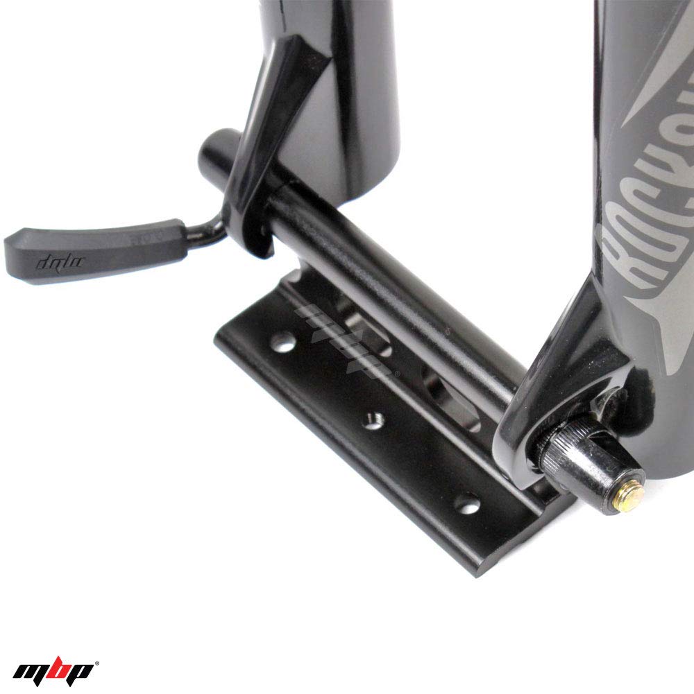 MBP Alloy Quick Release Fork Mount Bike Block (9x100mm) Truck Bed/Rack/Storage