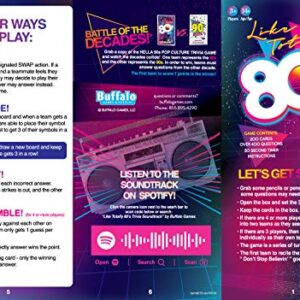 Buffalo Games Like Totally 80's - Pop Culture Trivia Game