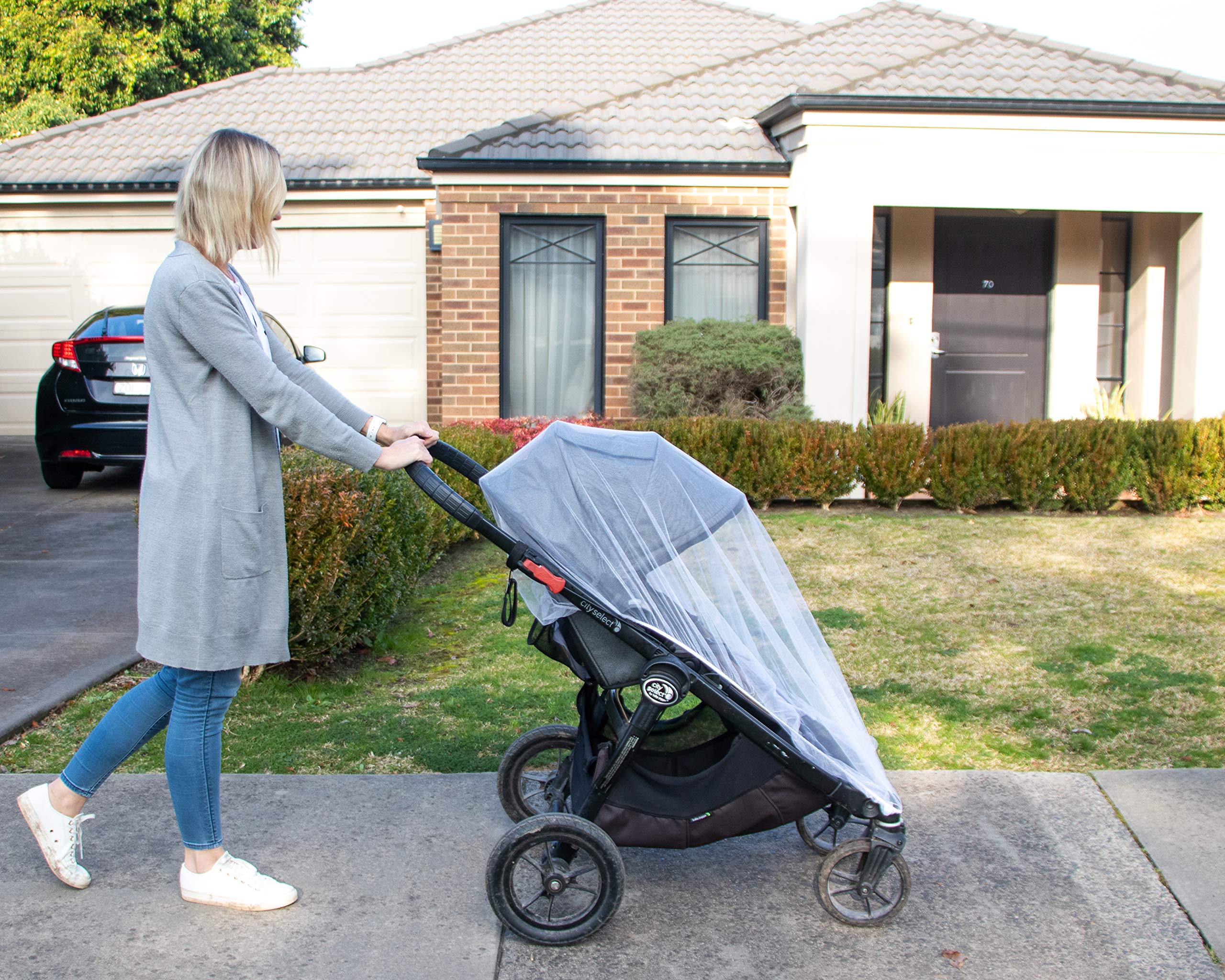 Little Chicks Baby Stroller & Play Yard Insect Netting - with Elastic Trim Mesh Cover - Model CK093