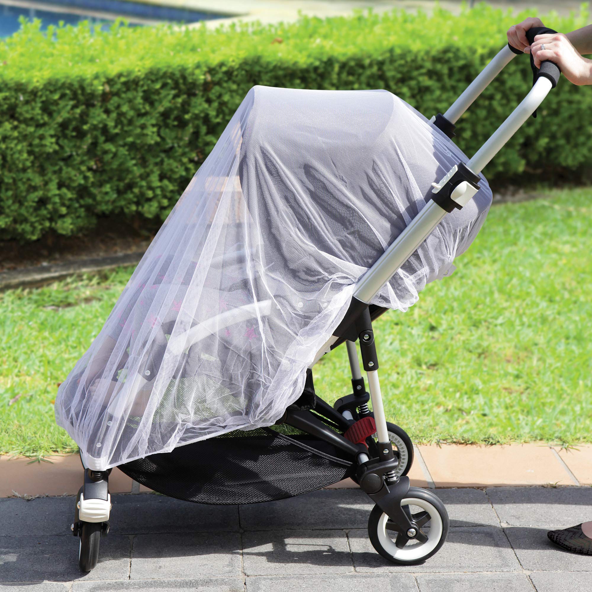 Little Chicks Baby Stroller & Play Yard Insect Netting - with Elastic Trim Mesh Cover - Model CK093