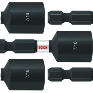 BOSCH ITNS716B 5-Pack 1-7/8 In. x 7/16 In. Impact Tough Nutsetters