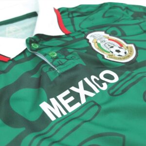 MadStrange Mexico Retro 1998 Soccer Jersey (XL) Green