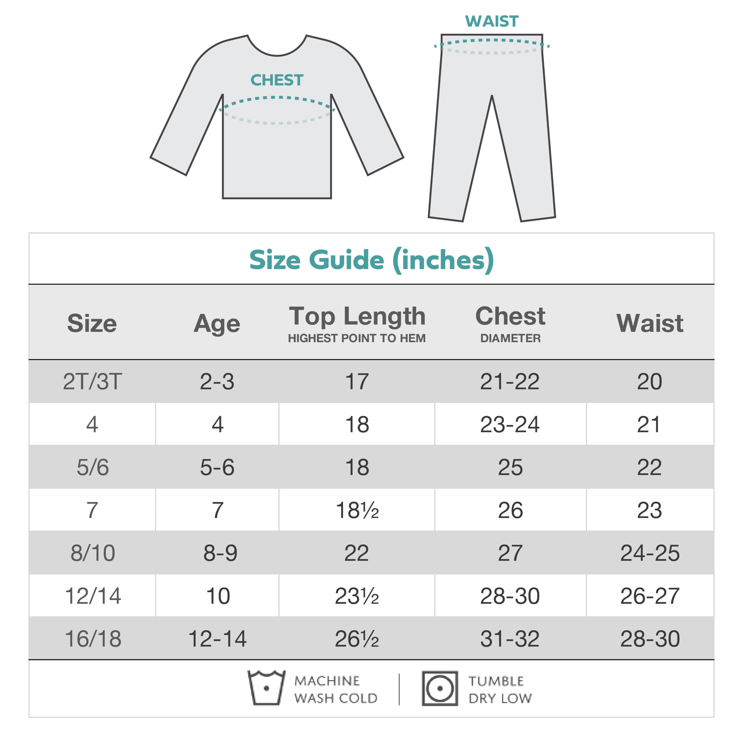 Andrew Scott Boys Long John Ultra-Soft Cotton Stretch Base Layer Underwear Sets / 3 Long Sleeve Tops + 3 Long Pants - 6 Piece Mix & Match (3 Sets / 6 Pc -WHITE, 4)