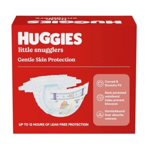 Huggies Size 5 Diapers, Little Snugglers Baby Diapers, Size 5 (27+ lbs), 19 Count
