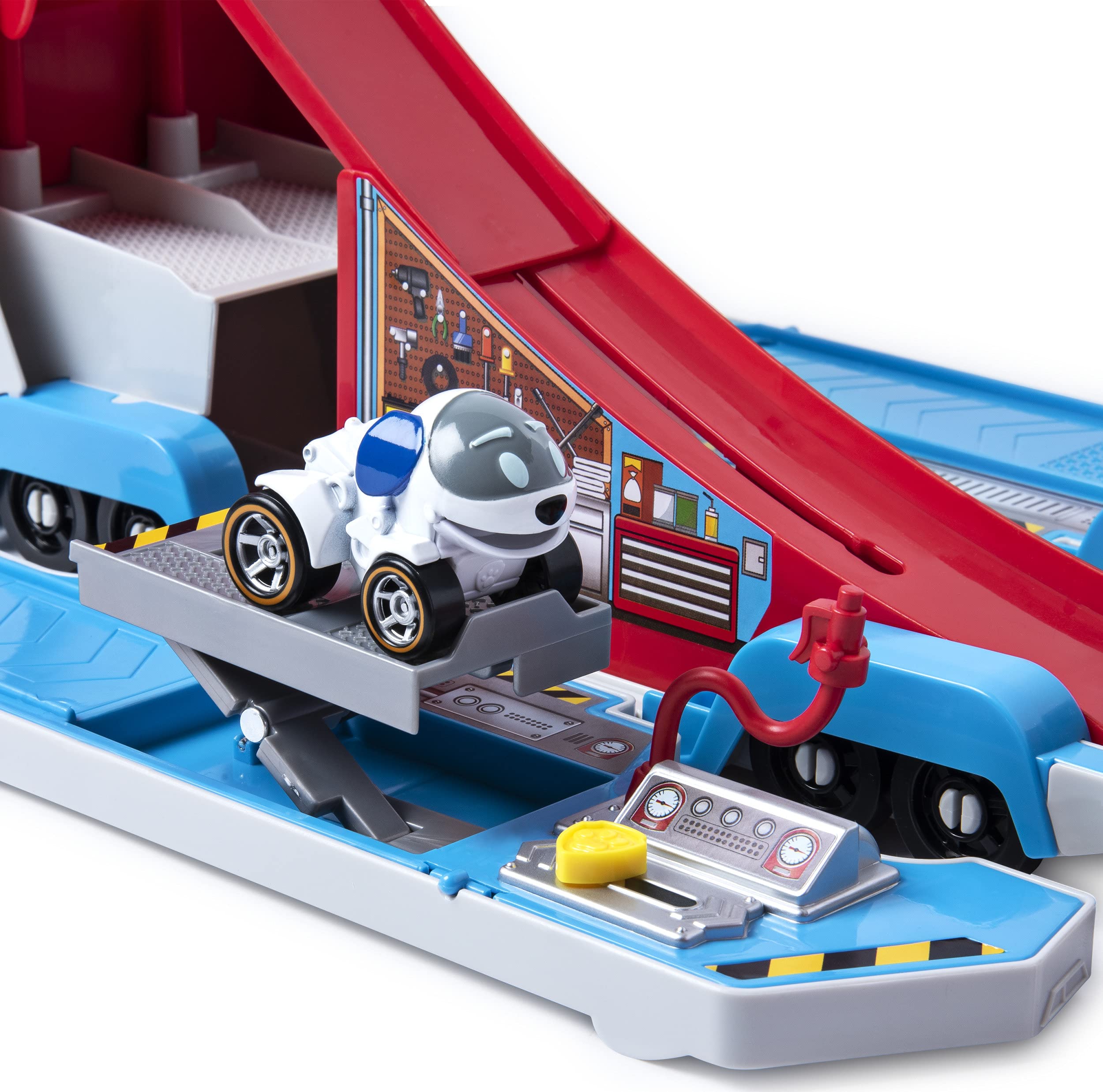 Paw Patrol, Launch’n Haul PAW Patroller, Transforming 2-in-1 Track Set for True Metal Die-Cast Vehicles