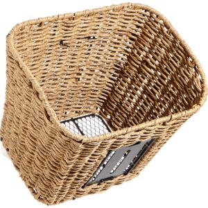 Basil Unisex - Adult Bremen Rattan Look Fm Bicycle Basket, Seagrass, 26 cm x 35 cm x 27 cm