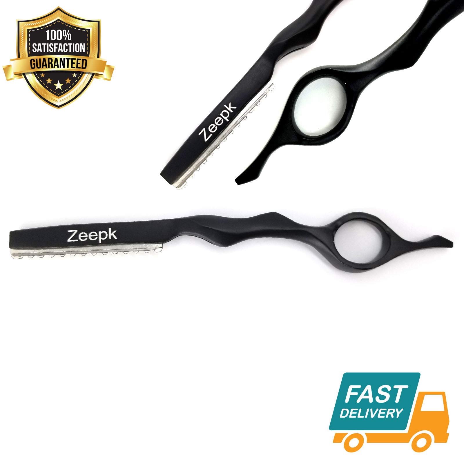 Hair Thinning Razor,Hair Styling Razor, Feather Styling Razor, Thinner Razor, Black Thinning Blade,Feather Cutting Razor, Hair Razor, Stainless Steel SALON HAIRDRESSING RAZOR - HAIR CUT