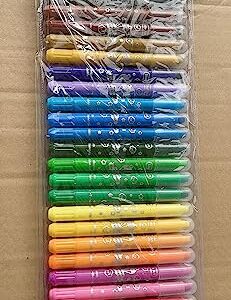 Shuttle Art 24 Colors Gel Crayons for Toddlers, Non-Toxic Twistable Crayons Set for Kids Children Coloring, Crayon-Pastel-Watercolor Effect, Ideal for Paper