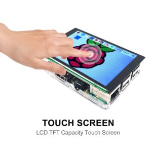 innomaker Raspberry Pi LCD Display TFT Capacitive Touch Screen 3.5 Inch 320×480 for Rasp Pi 5 4 3 B+ Raspberry pi x Display Terminals