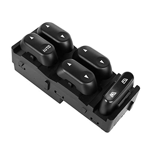 Driver Side Master Power Window Switch Replacement for Ford F250 F350 F450 F550 2002, 2003, 2004, Ford Explorer 2002, 2003, Ford Excursion & Mercury Mountaineer 2002-2005, Replace OE 1L2Z14529BA