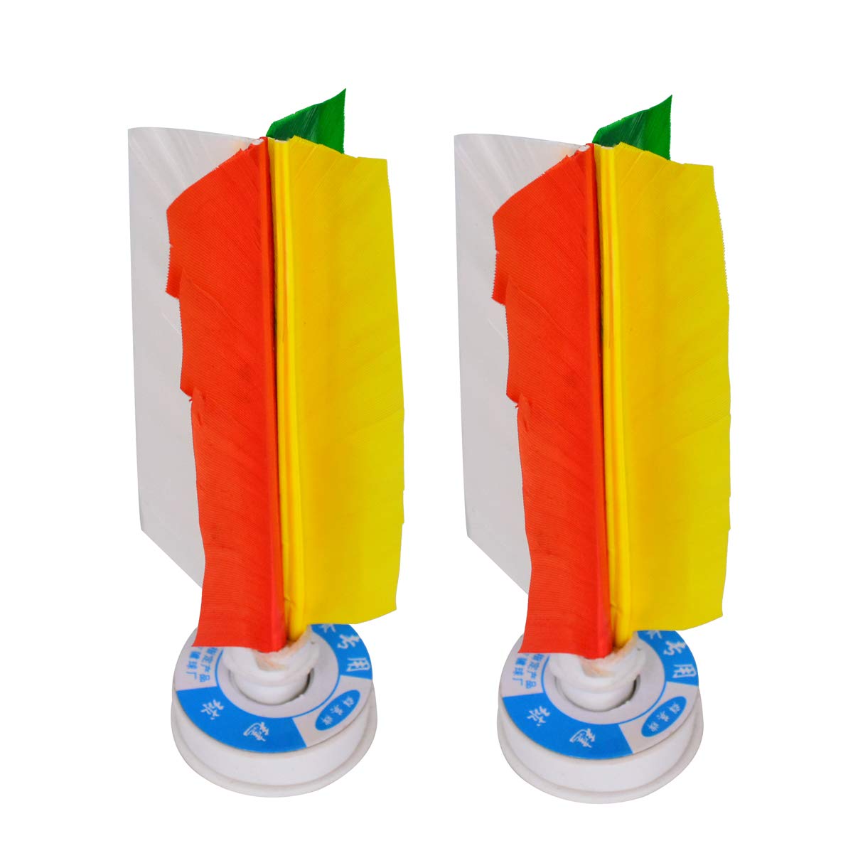 Baitaihem 6 Pack Colorful Feather Kick Shuttlecock Chinese Jianzi Foot Exercise Outdoor Toy Game