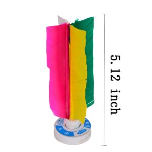 Baitaihem 6 Pack Colorful Feather Kick Shuttlecock Chinese Jianzi Foot Exercise Outdoor Toy Game