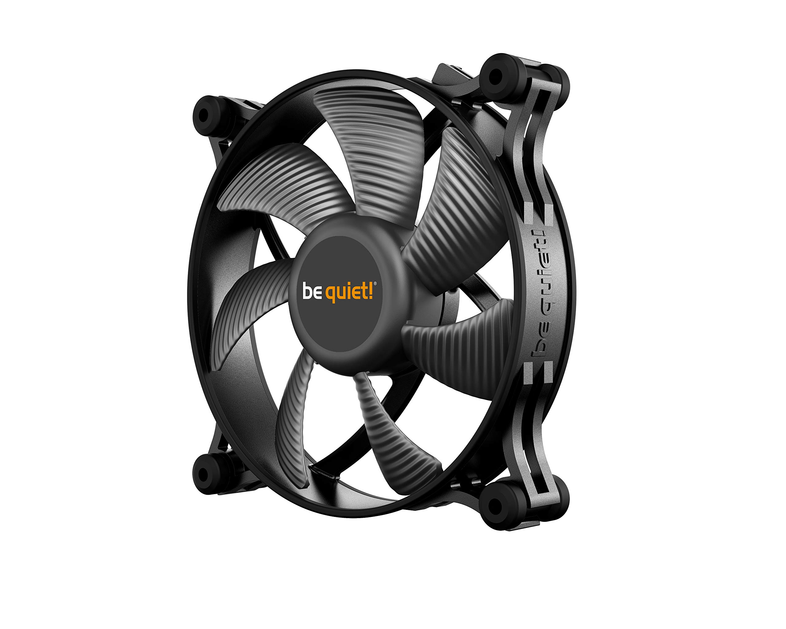 be quiet! Shadow Wings 2 120mm PWM Silent Low Noise Cooling Fan | Low Noise Operation | Rubber Fan Frame | Designed in Germany | Black | BL085