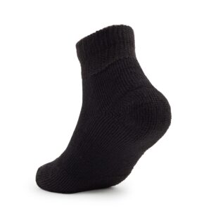 Thorlos Unisex-Adult JMX Maximum Cushion Ankle Running Socks, (1 Pair), Black, Large