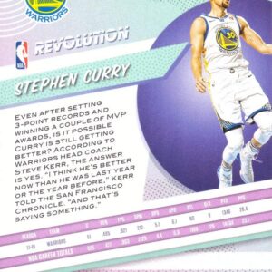 2018-19 Panini Revolution #96 Stephen (Steph) Curry Golden State Warriors Basketball CardQ